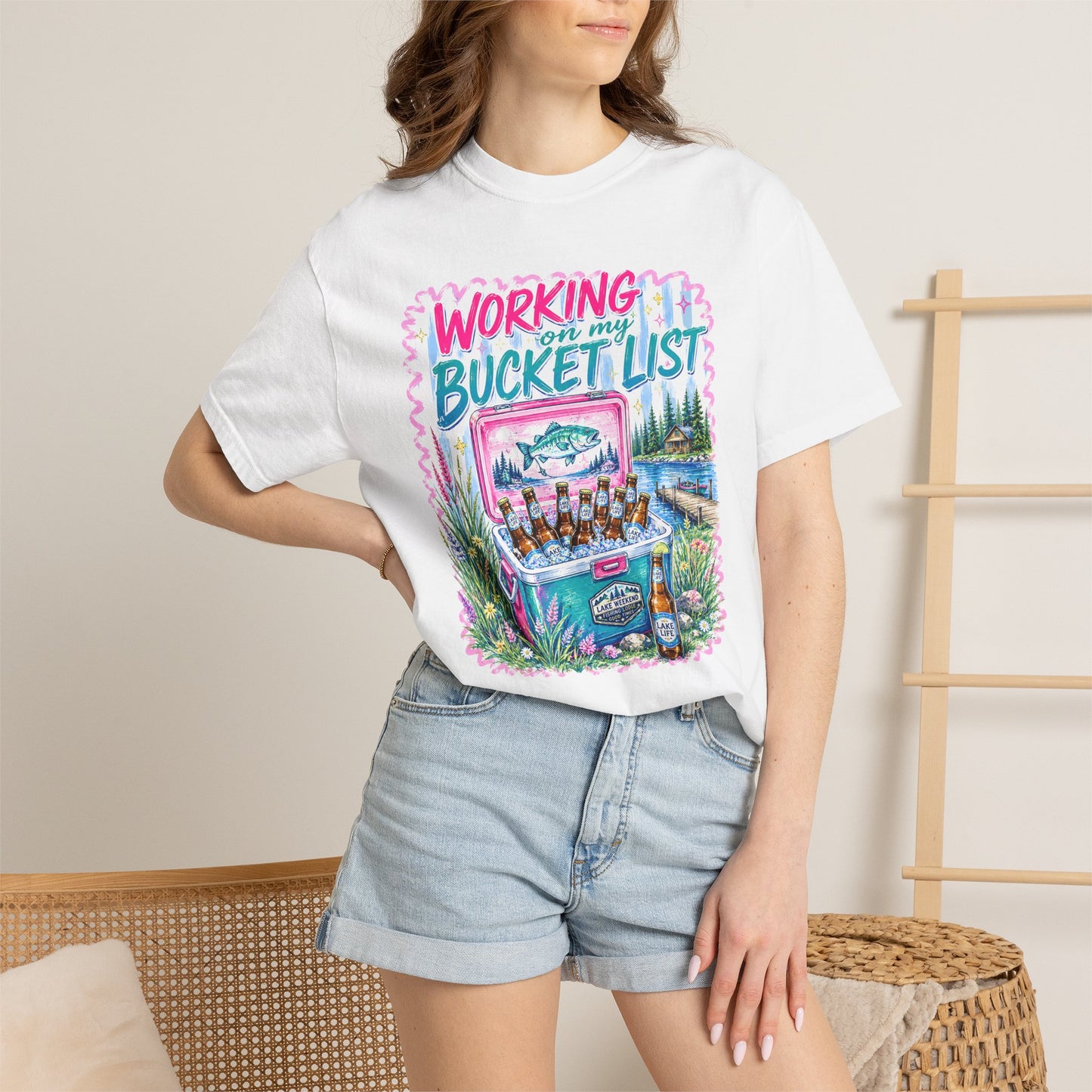 Comfort Colors Working on My Bucket List T-Shirt