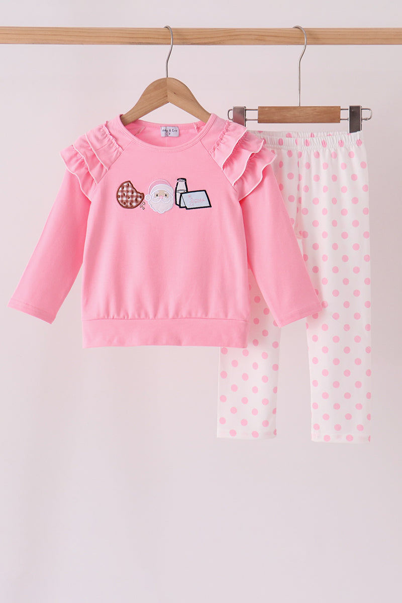 Pink Milk Cookies Ruffle Set