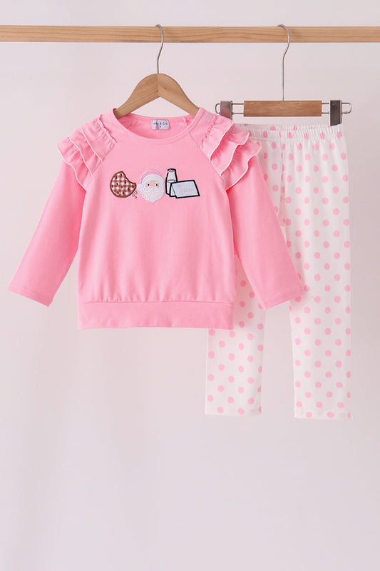 Pink Milk Cookies Ruffle Set