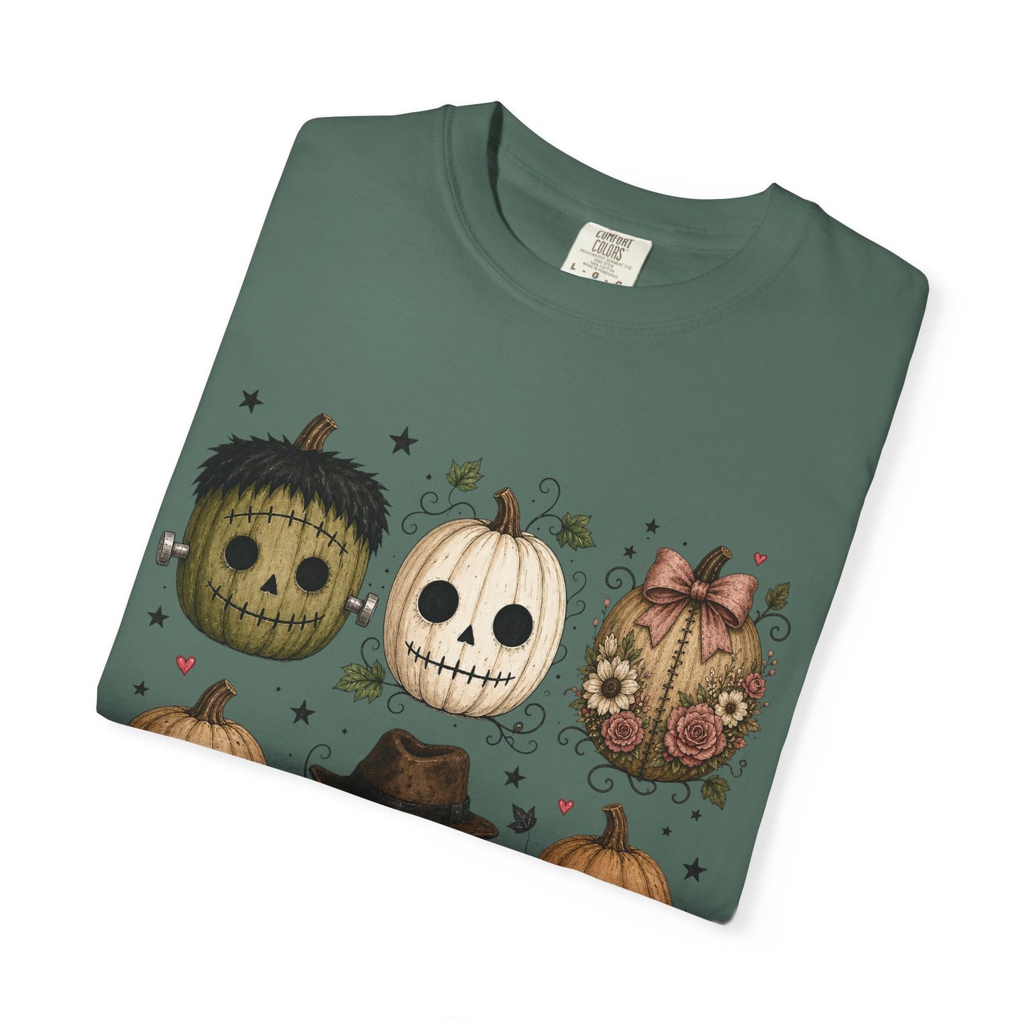 Comfort Colors Halloween Pumpkin Mask T-Shirt