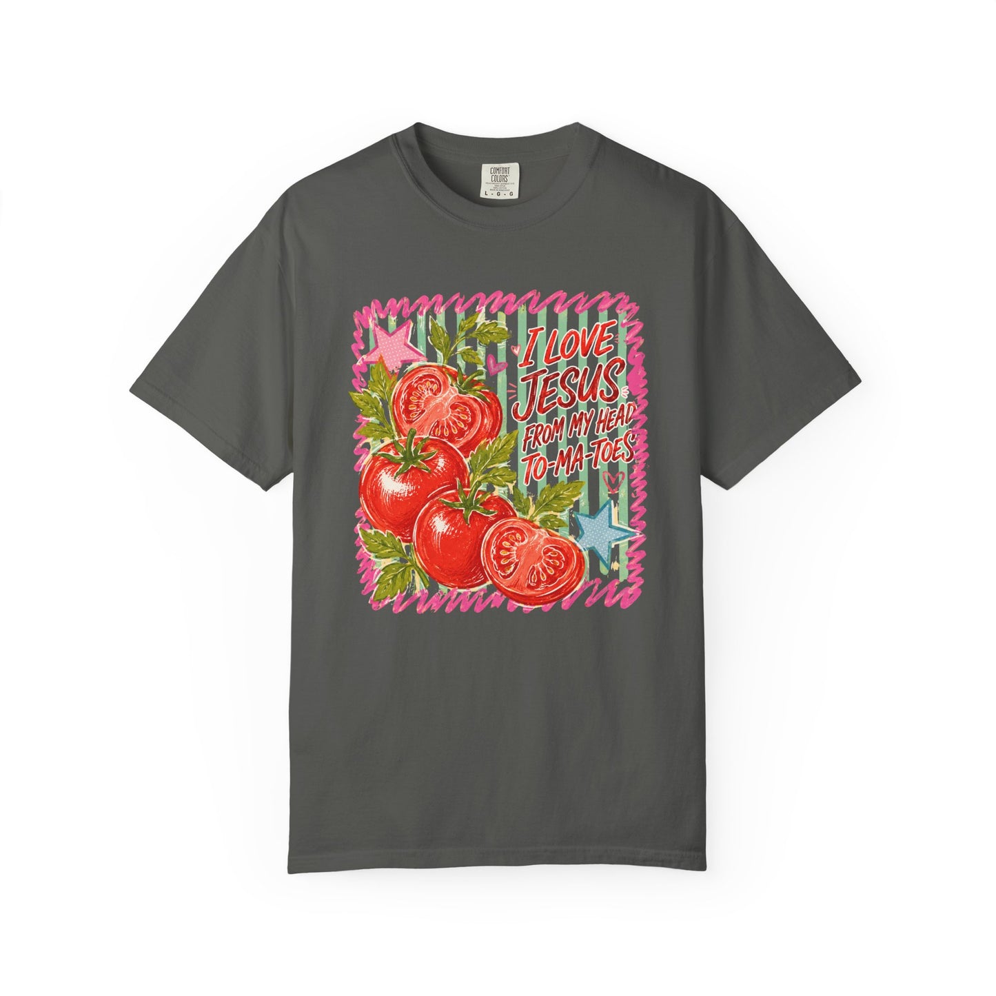 Comfort Colors Jesus Tomato Graphic Tee