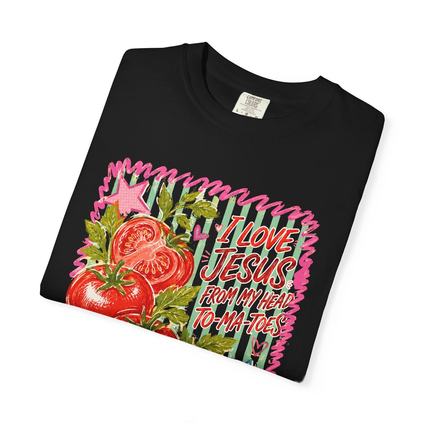 Comfort Colors Jesus Tomato Graphic Tee