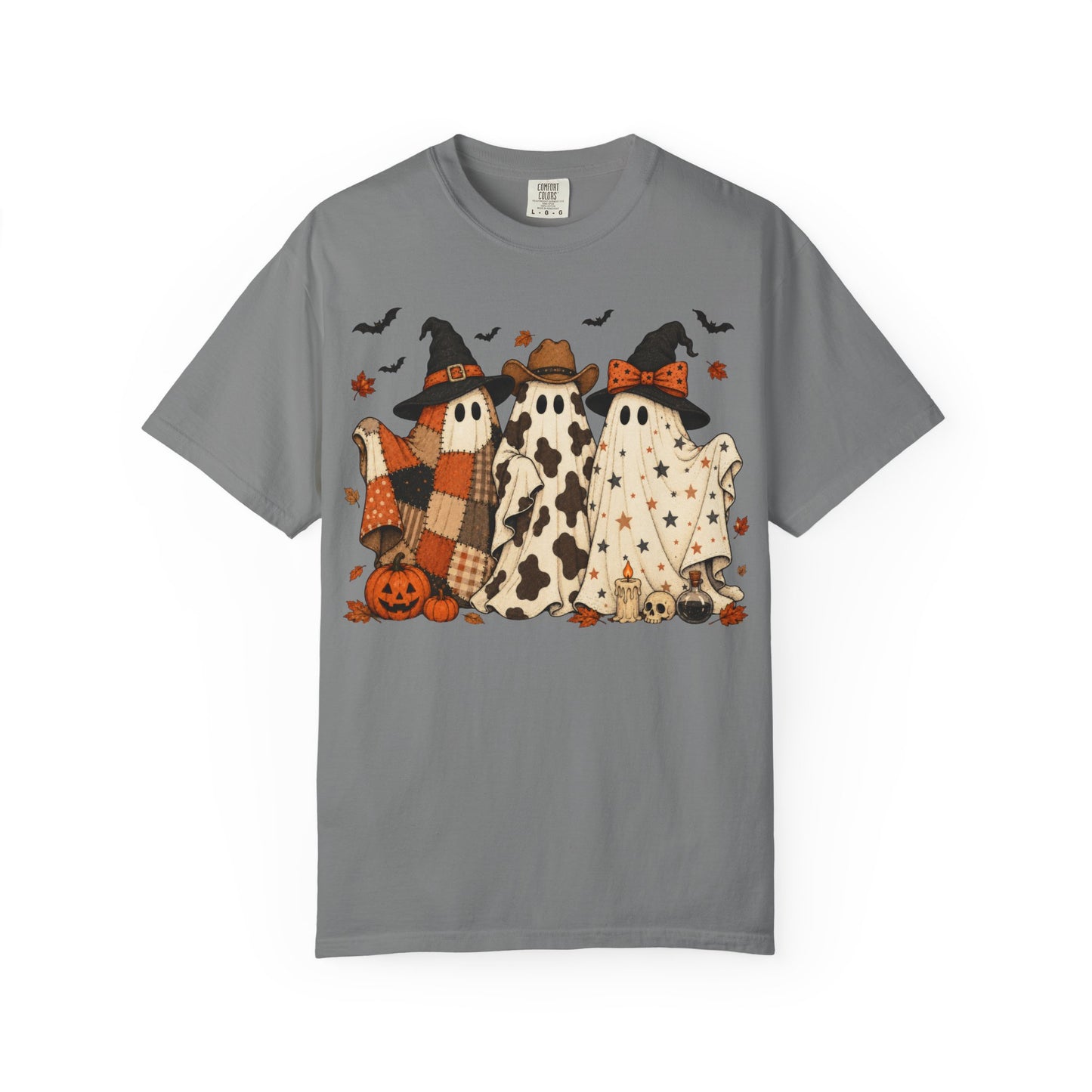 Comfort Colors Halloween Ghost Trio T-Shirt