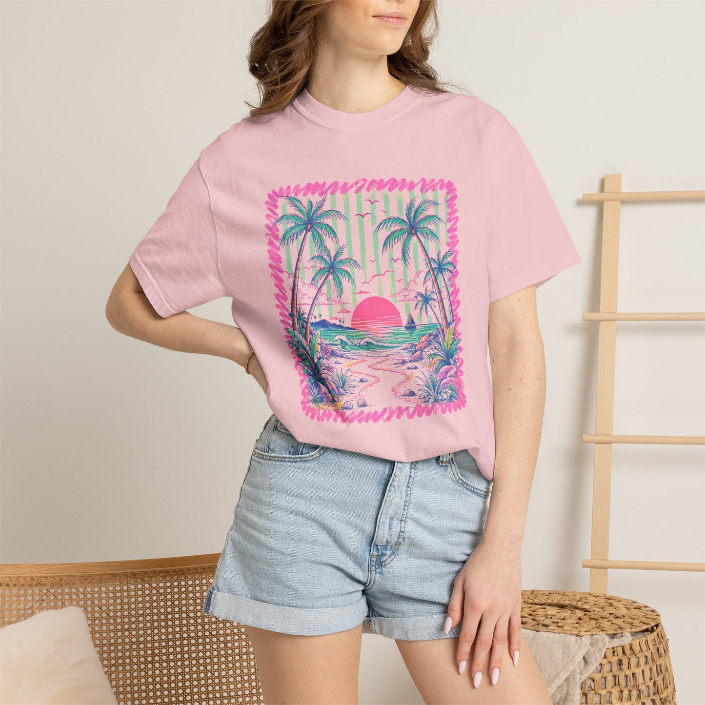 Comfort Colors sunset tee