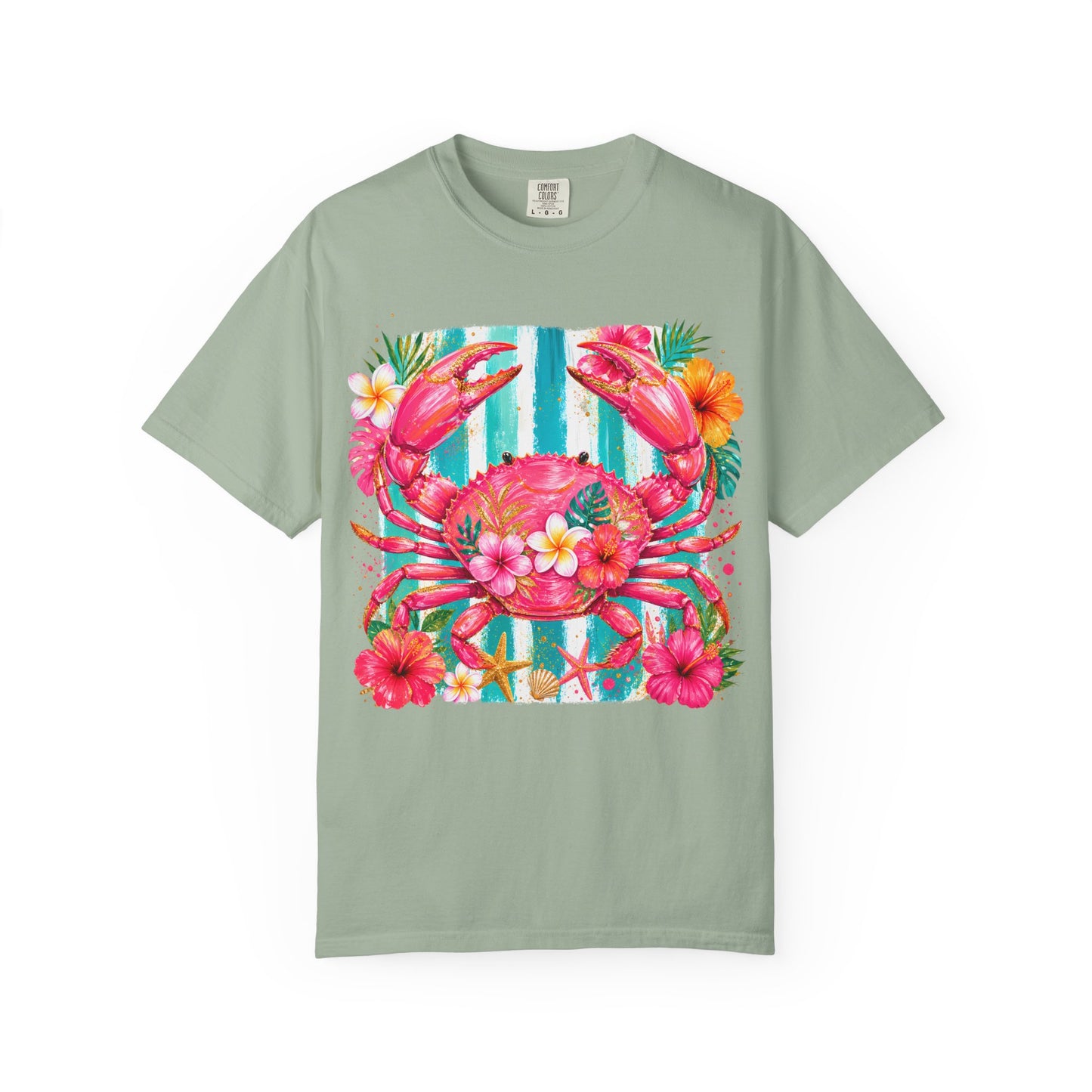 Comfort Colors Tropical Crab Shirt