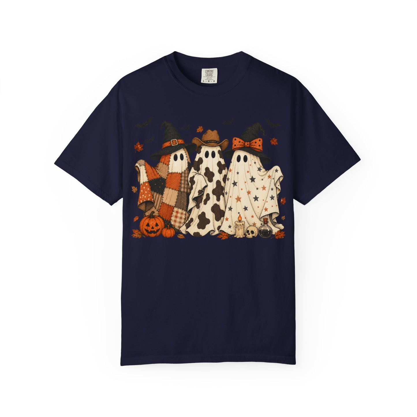 Comfort Colors Halloween Ghost Trio T-Shirt