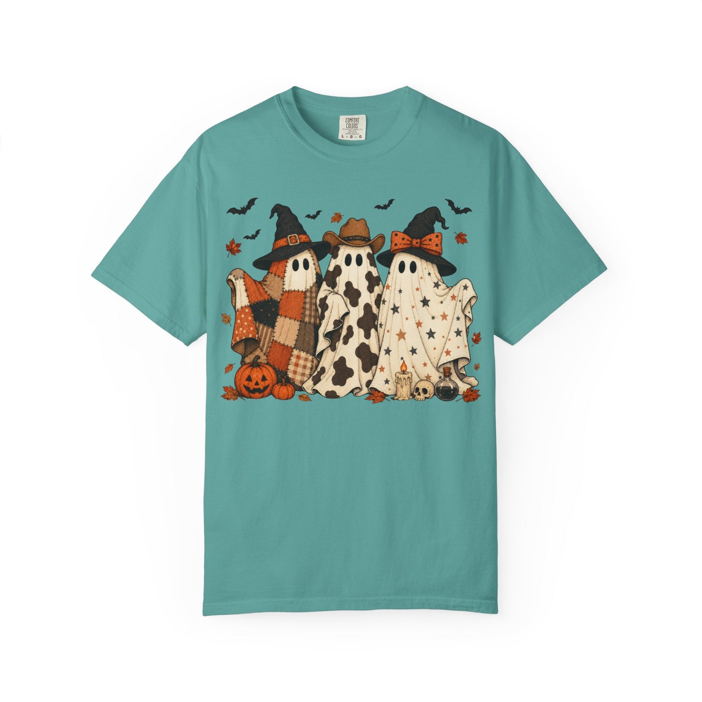 Comfort Colors Halloween Ghost Trio T-Shirt