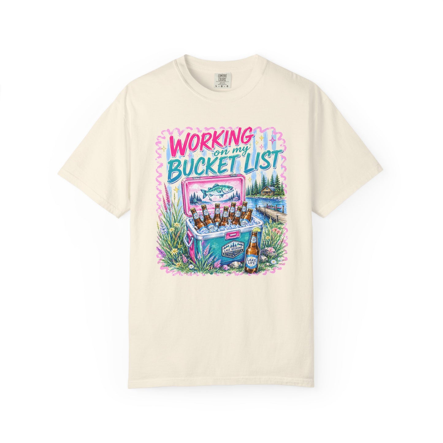 Comfort Colors Working on My Bucket List T-Shirt