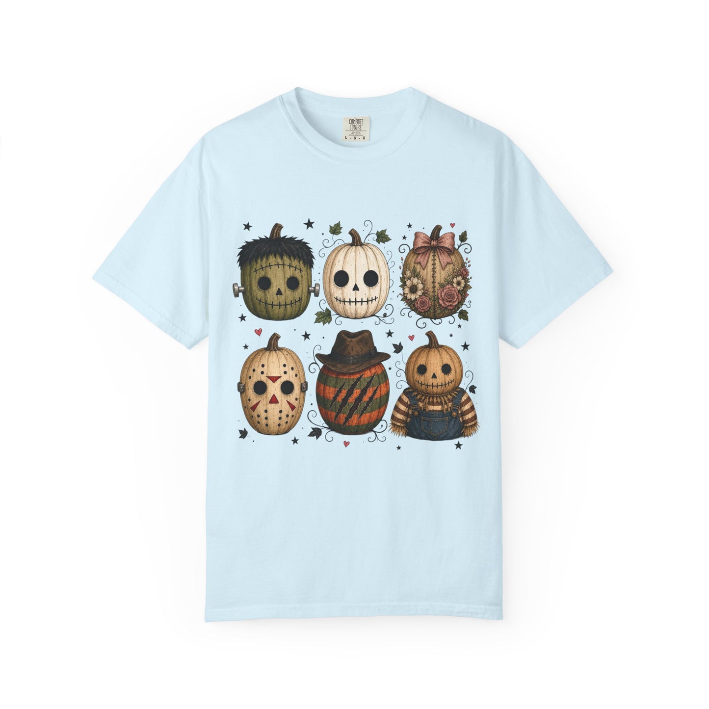 Comfort Colors Halloween Pumpkin Mask T-Shirt