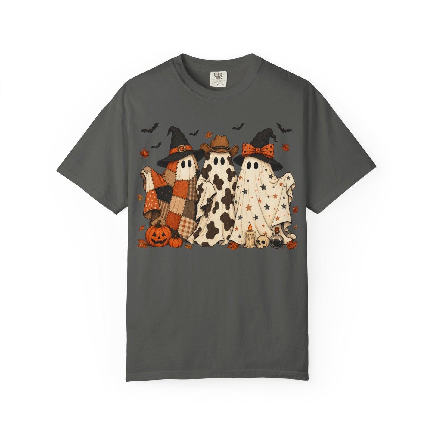 Comfort Colors Halloween Ghost Trio T-Shirt