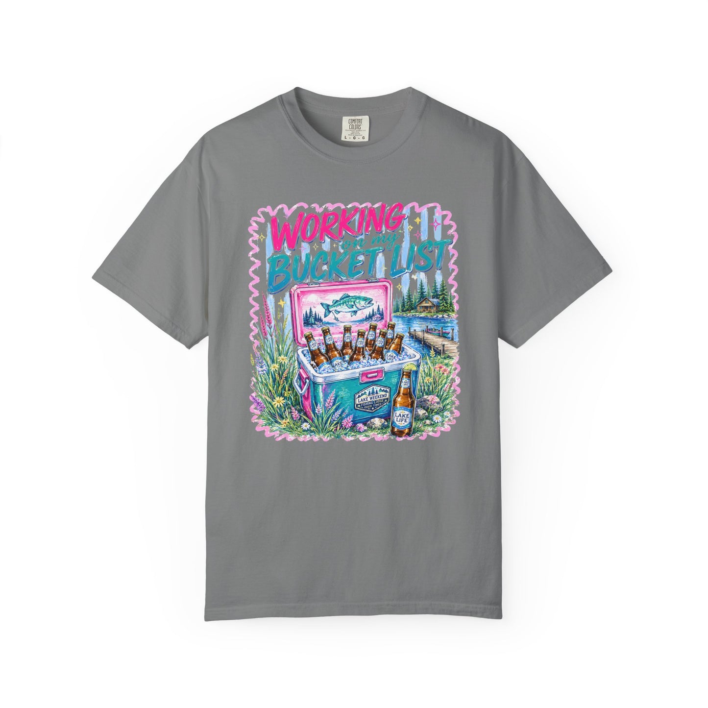 Comfort Colors Working on My Bucket List T-Shirt