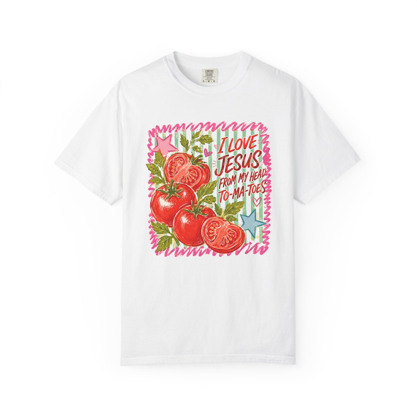 Comfort Colors Jesus Tomato Graphic Tee
