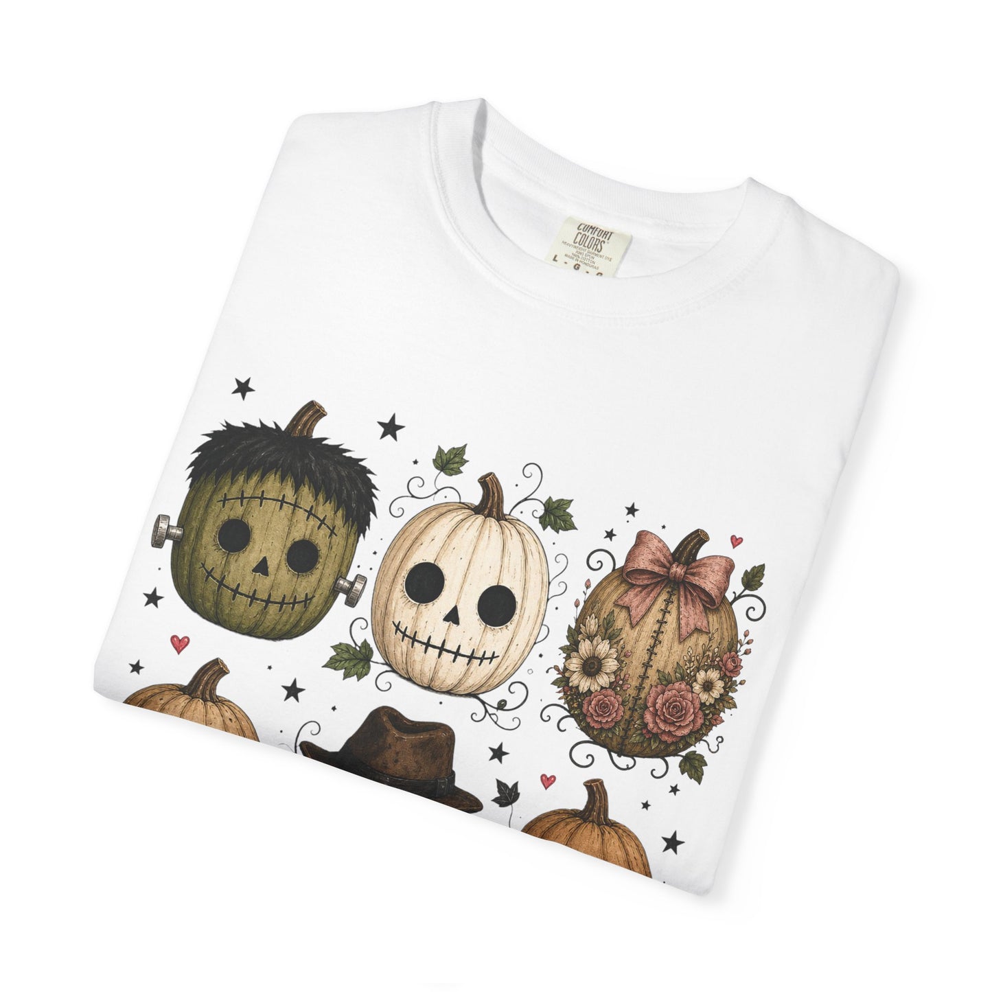 Comfort Colors Halloween Pumpkin Mask T-Shirt
