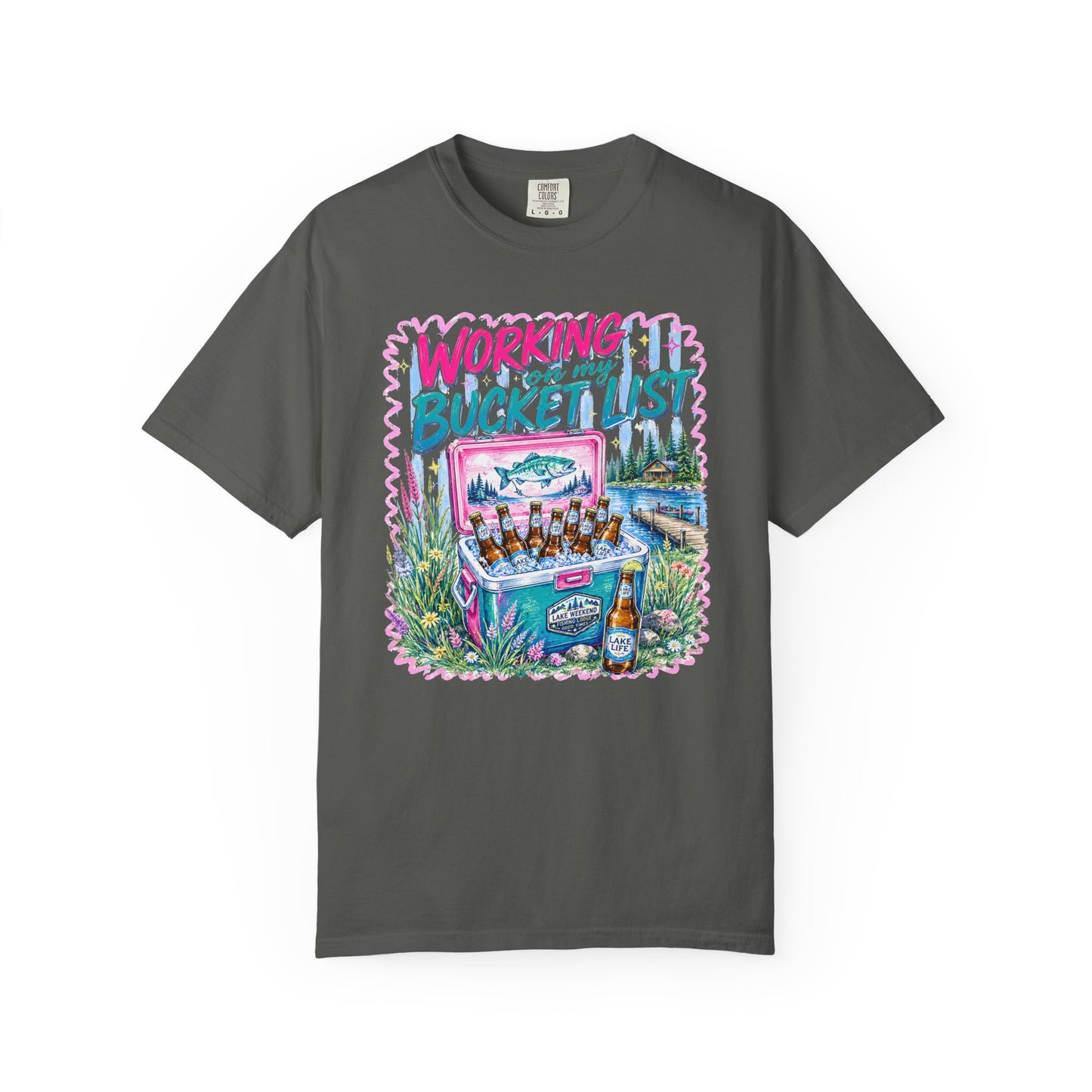 Comfort Colors Working on My Bucket List T-Shirt