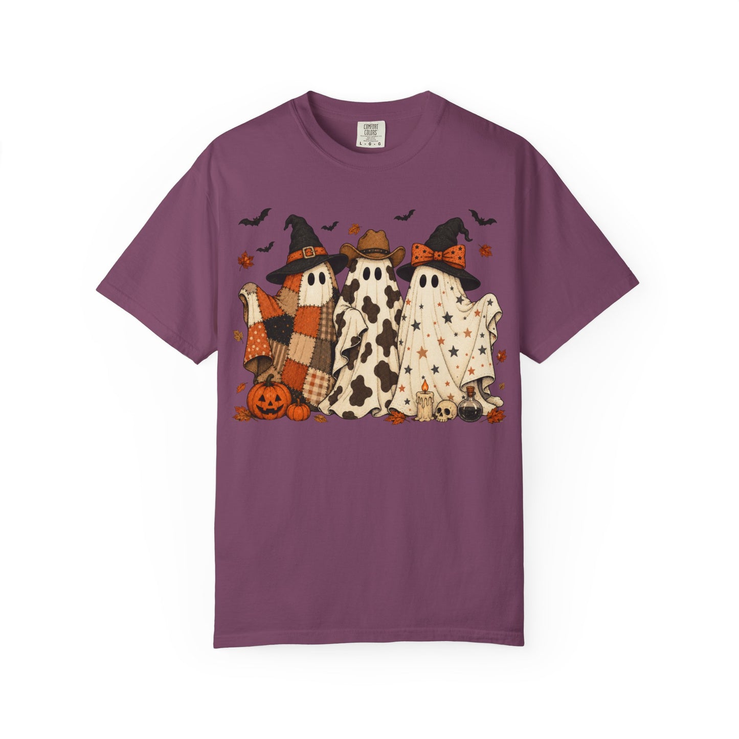 Comfort Colors Halloween Ghost Trio T-Shirt