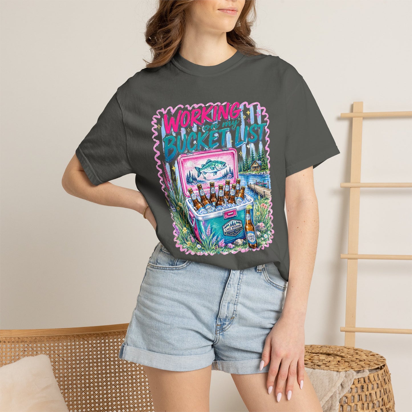 Comfort Colors Working on My Bucket List T-Shirt
