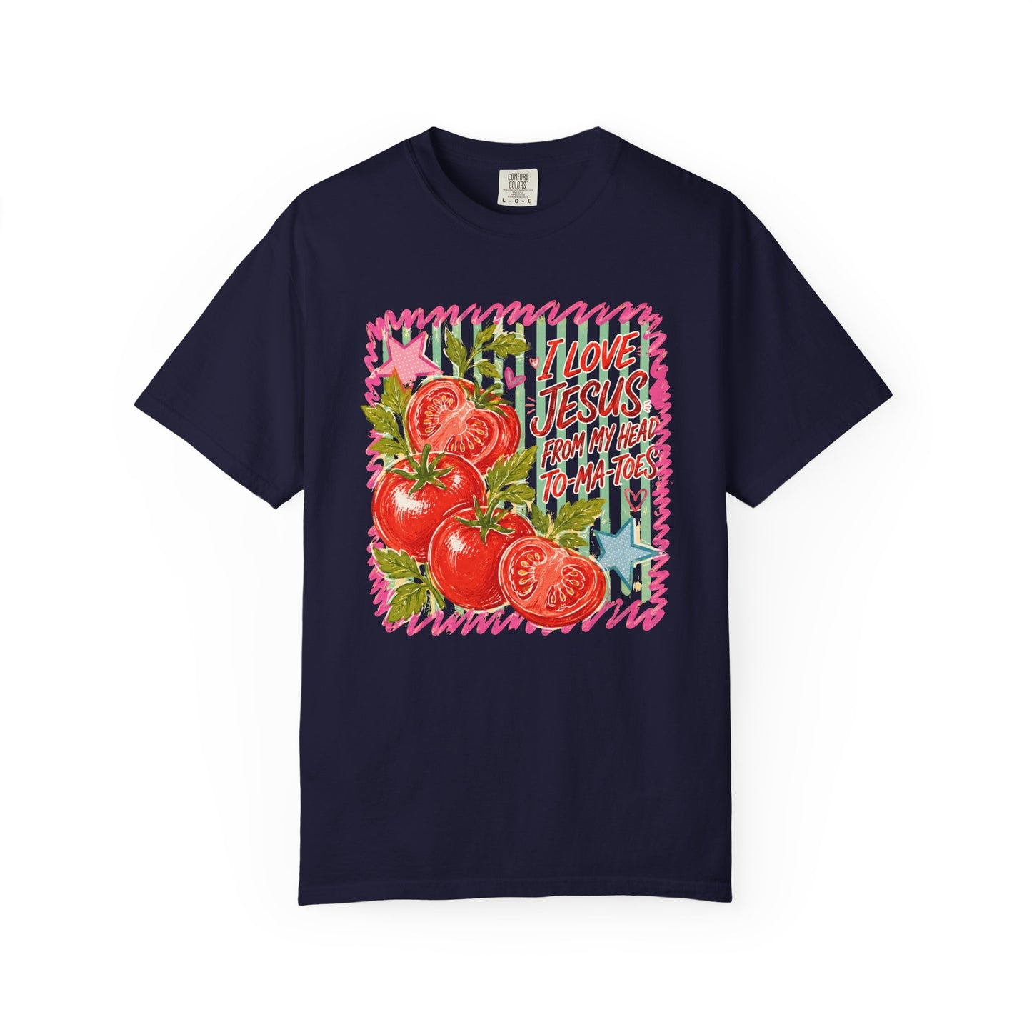 Comfort Colors Jesus Tomato Graphic Tee