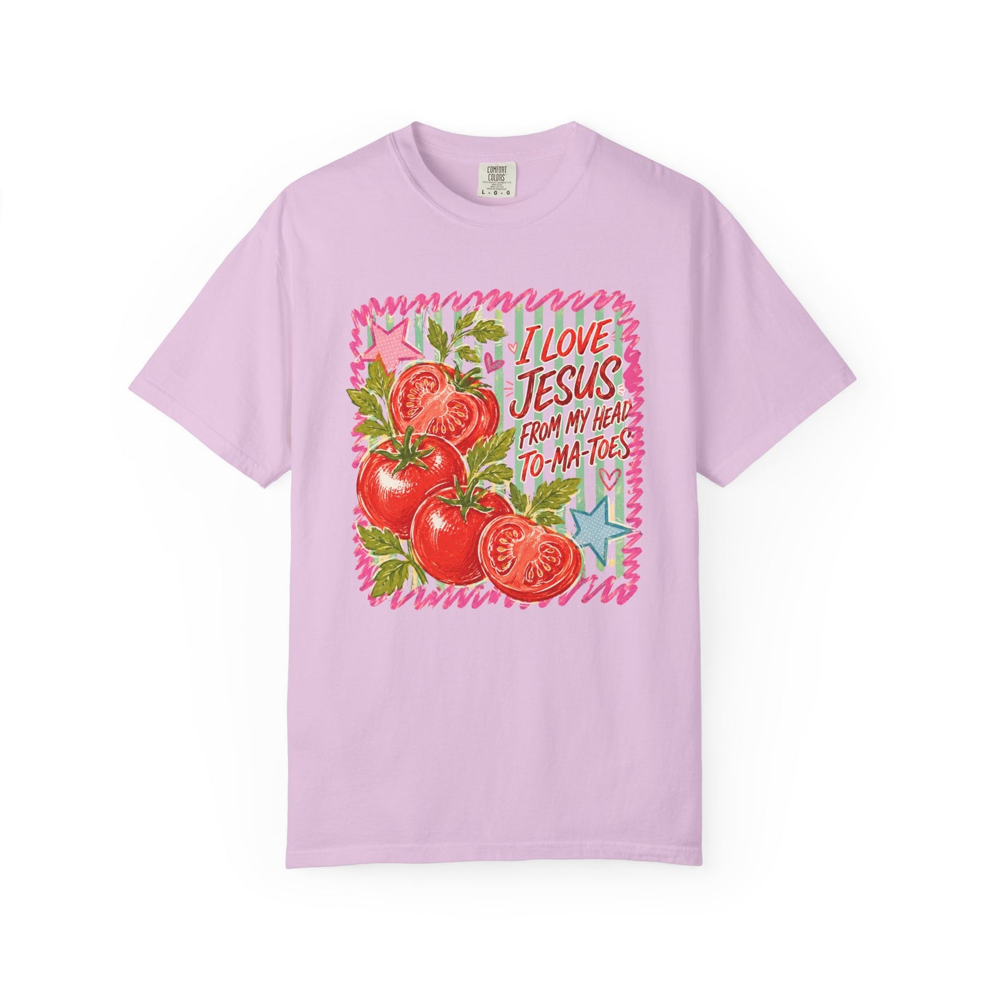 Comfort Colors Jesus Tomato Graphic Tee