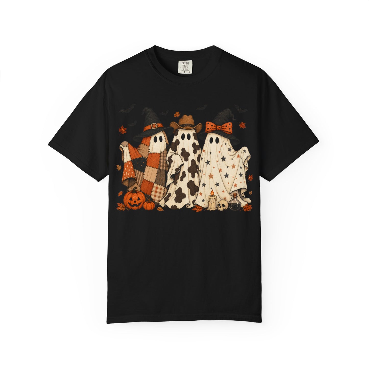 Comfort Colors Halloween Ghost Trio T-Shirt