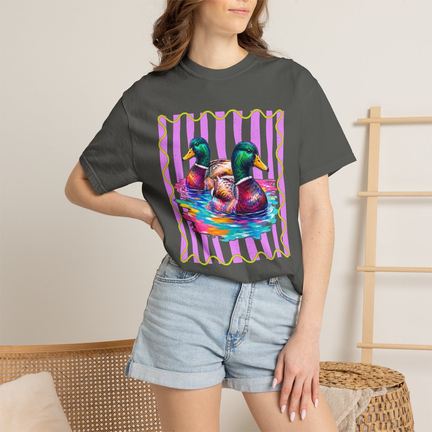 Comfort Colors Mallard Ducks Graphic T-Shirt