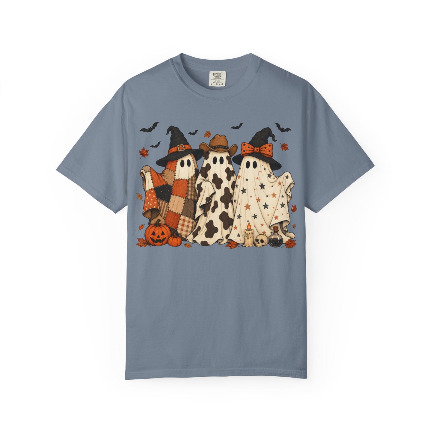 Comfort Colors Halloween Ghost Trio T-Shirt