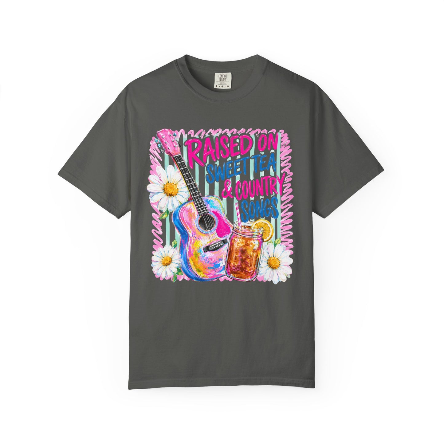 Comfort Colors Raised on Sweet Tea & Country Songs T-Shirt