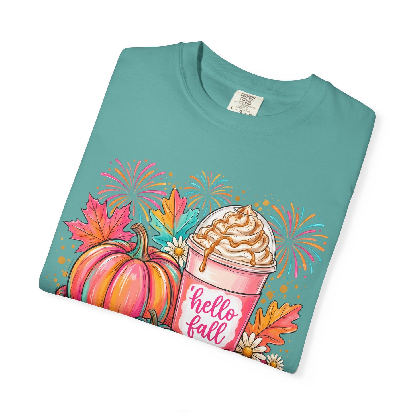 Hello Fall Pumpkin Latte T-Shirt