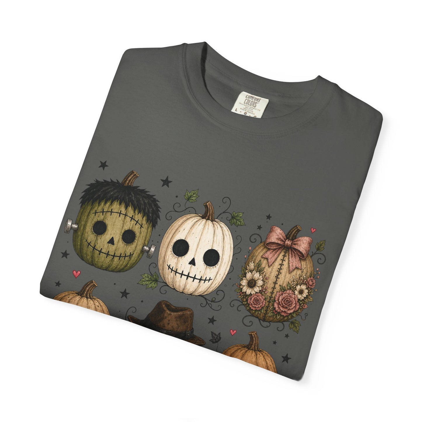 Comfort Colors Halloween Pumpkin Mask T-Shirt