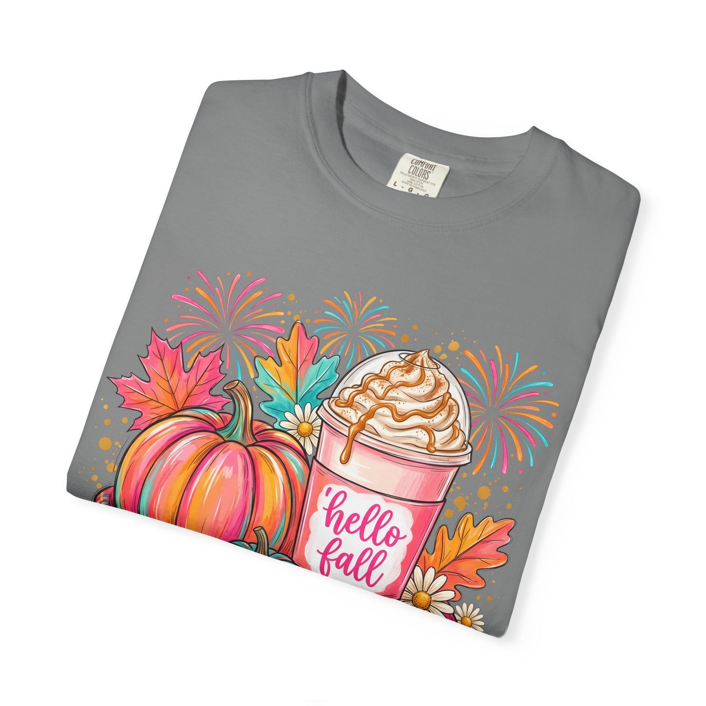 Hello Fall Pumpkin Latte T-Shirt