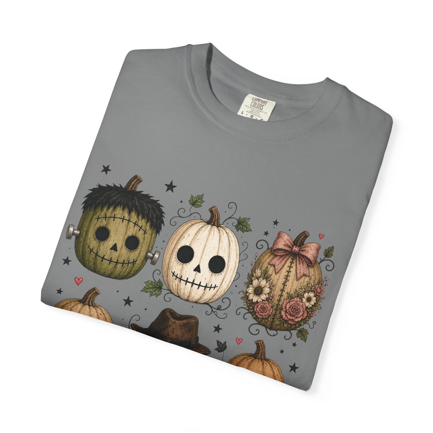 Comfort Colors Halloween Pumpkin Mask T-Shirt