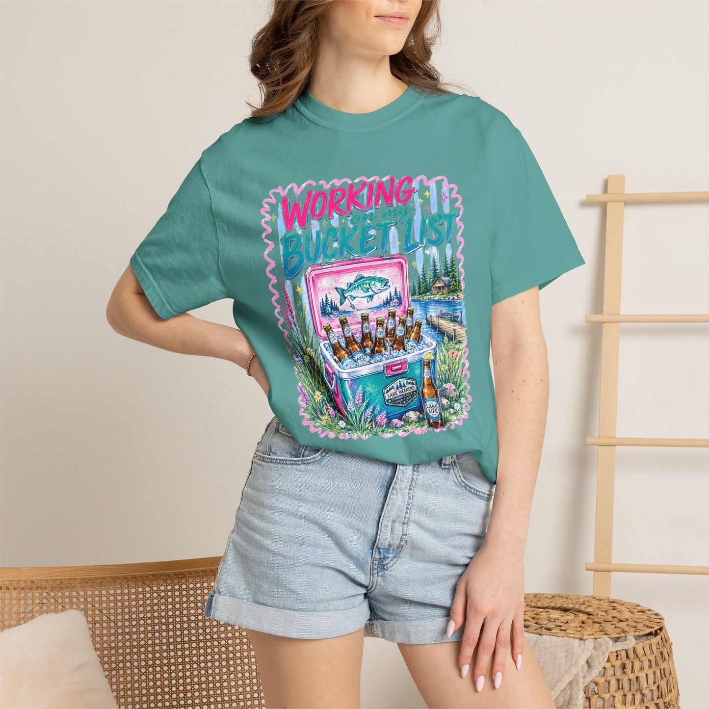 Comfort Colors Working on My Bucket List T-Shirt