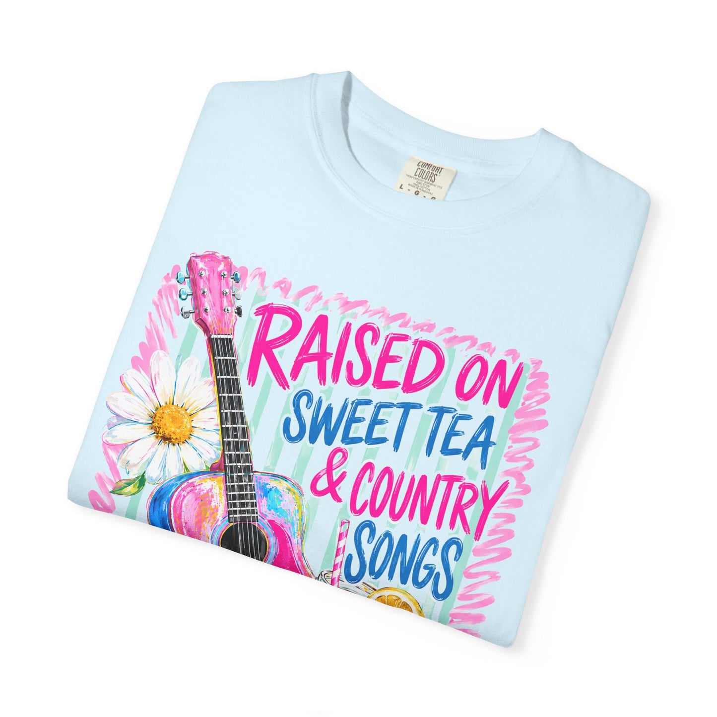 Comfort Colors Raised on Sweet Tea & Country Songs T-Shirt