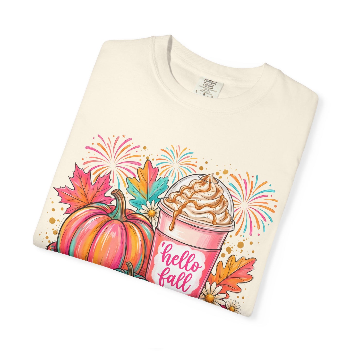 Hello Fall Pumpkin Latte T-Shirt