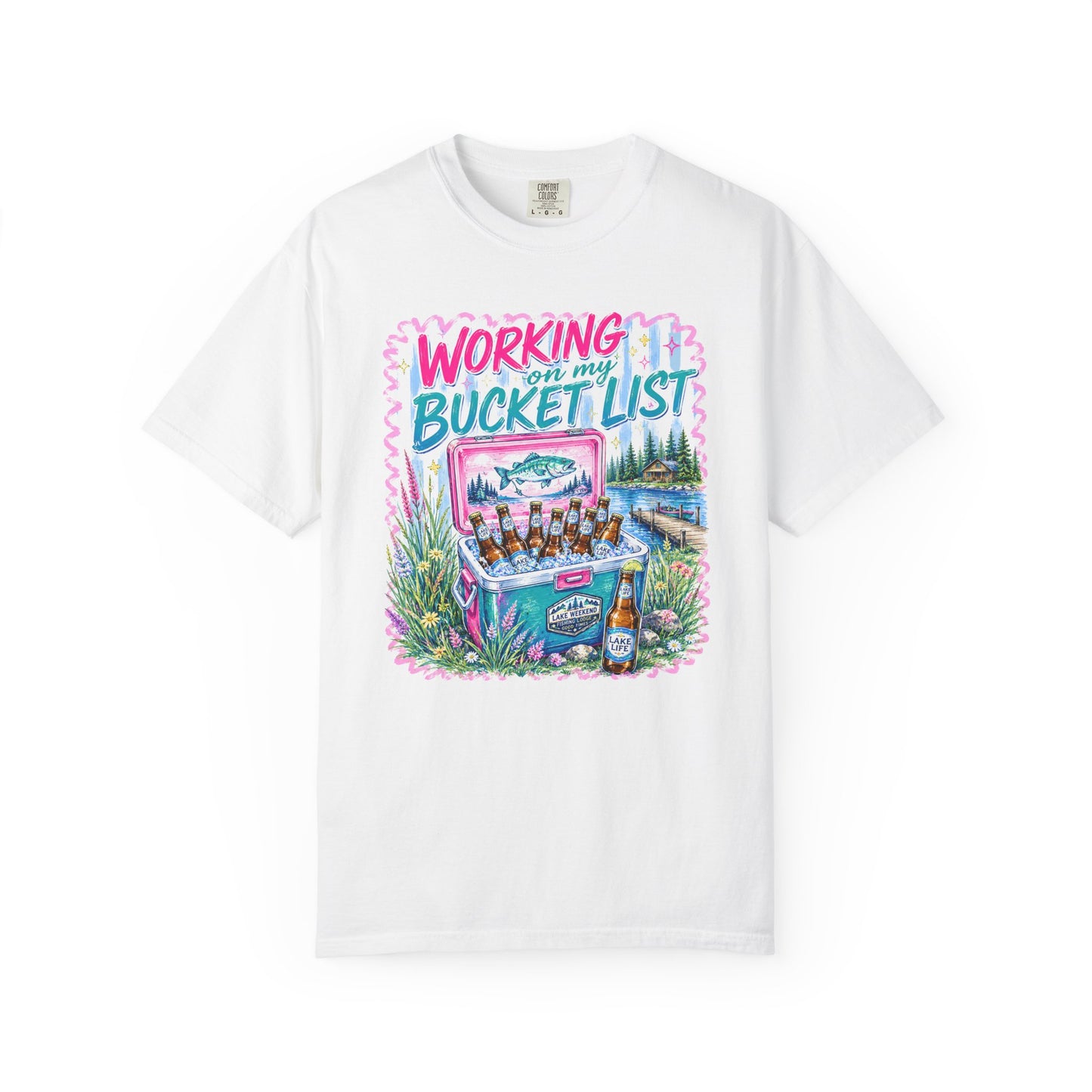Comfort Colors Working on My Bucket List T-Shirt