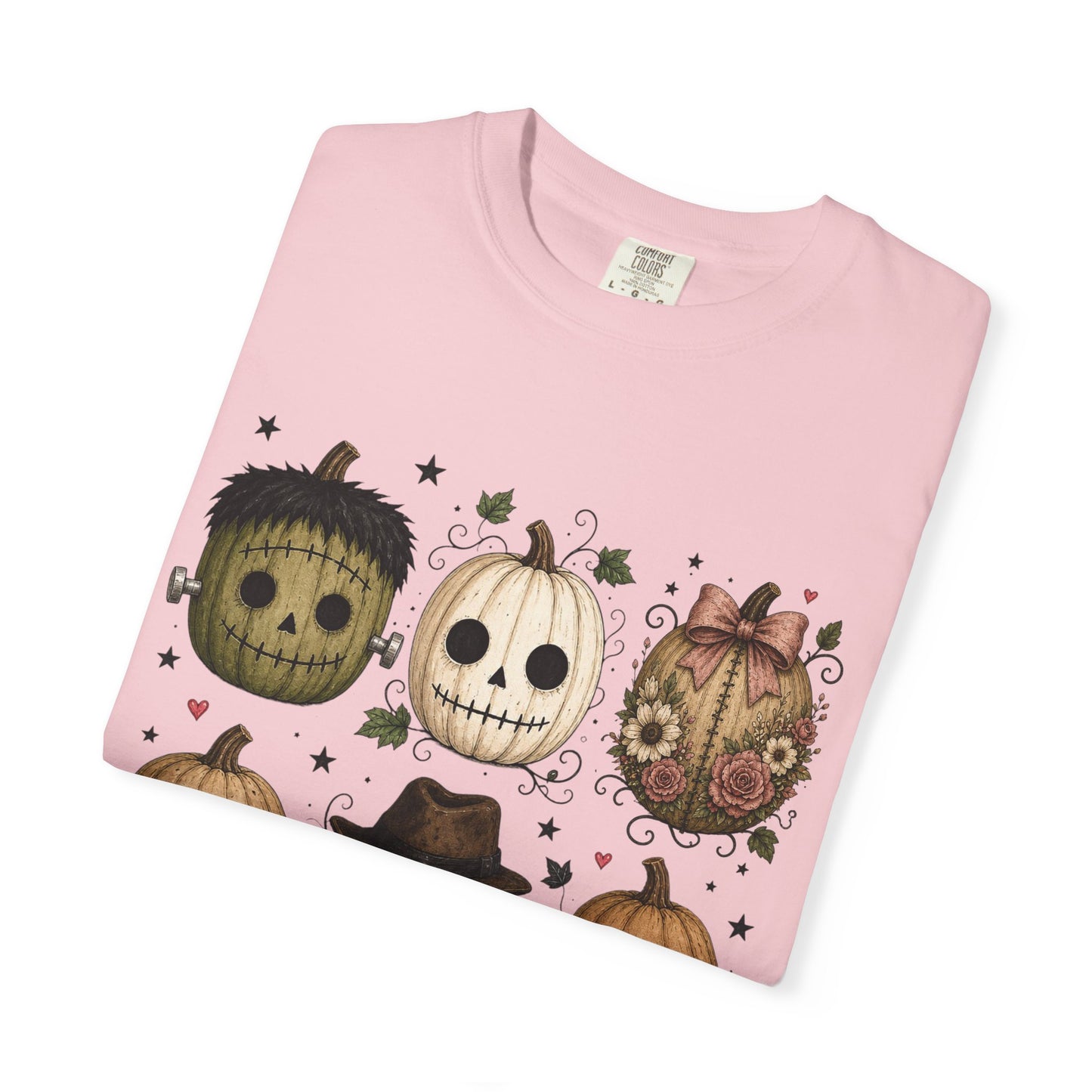 Comfort Colors Halloween Pumpkin Mask T-Shirt