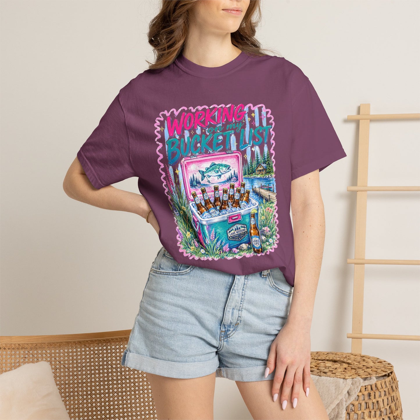 Comfort Colors Working on My Bucket List T-Shirt