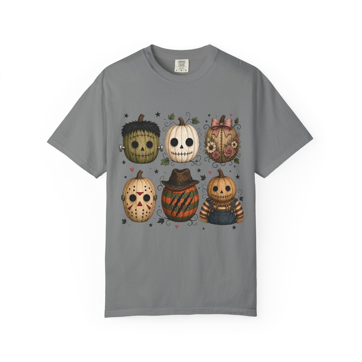 Comfort Colors Halloween Pumpkin Mask T-Shirt