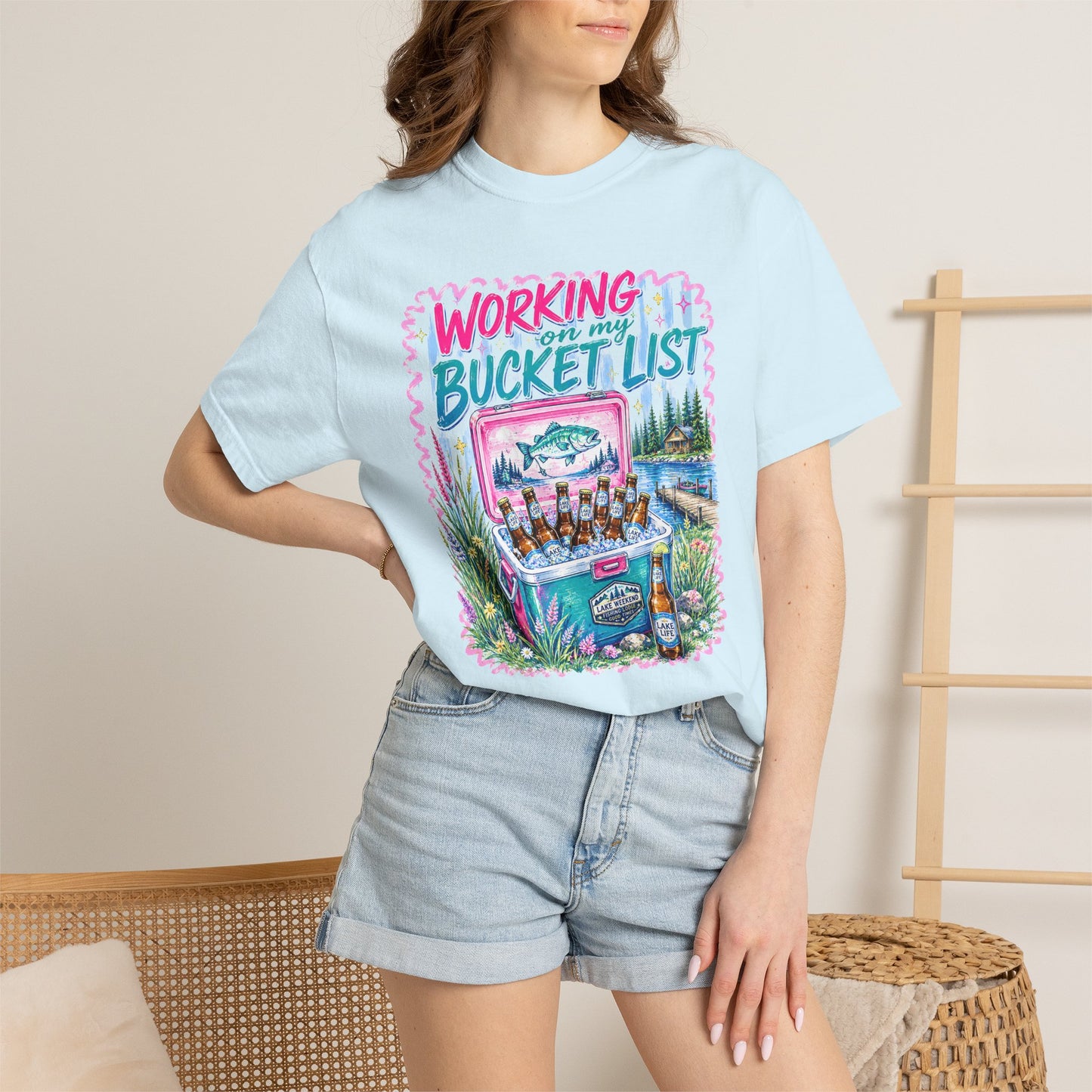 Comfort Colors Working on My Bucket List T-Shirt