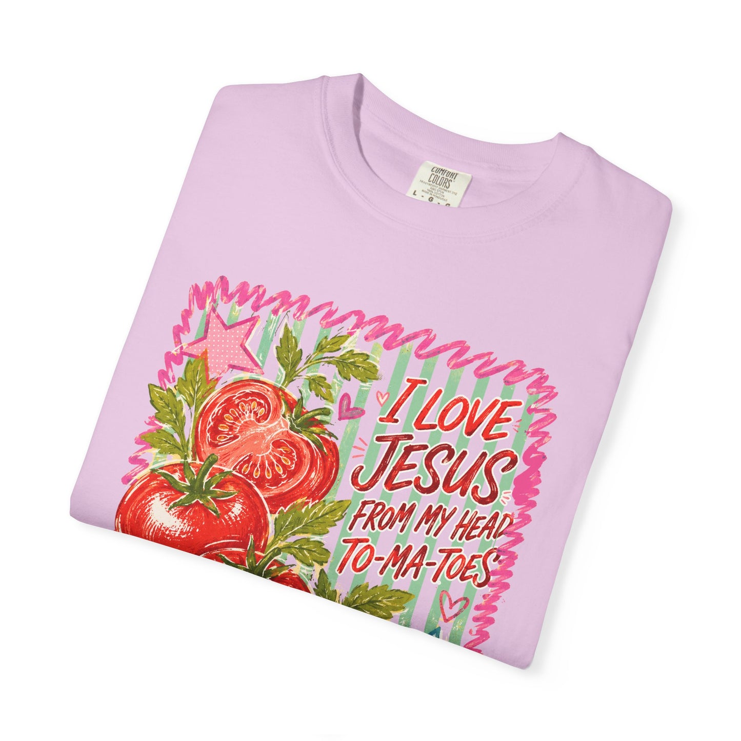 Comfort Colors Jesus Tomato Graphic Tee
