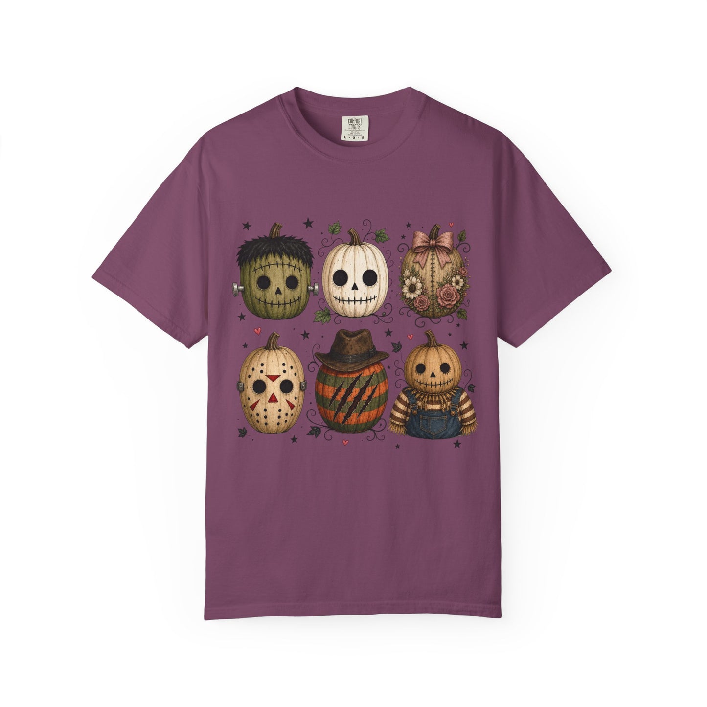 Comfort Colors Halloween Pumpkin Mask T-Shirt