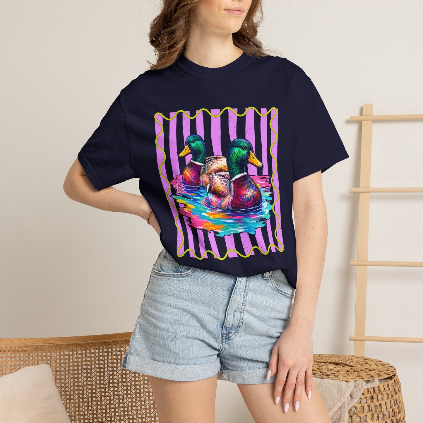 Comfort Colors Mallard Ducks Graphic T-Shirt
