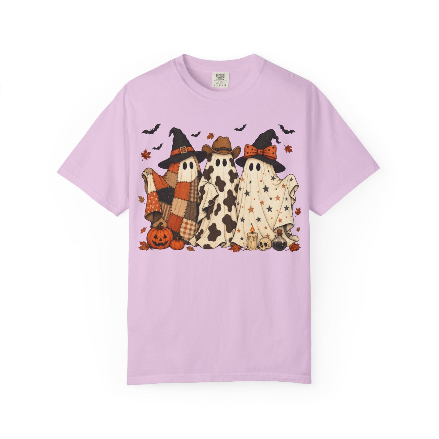 Comfort Colors Halloween Ghost Trio T-Shirt