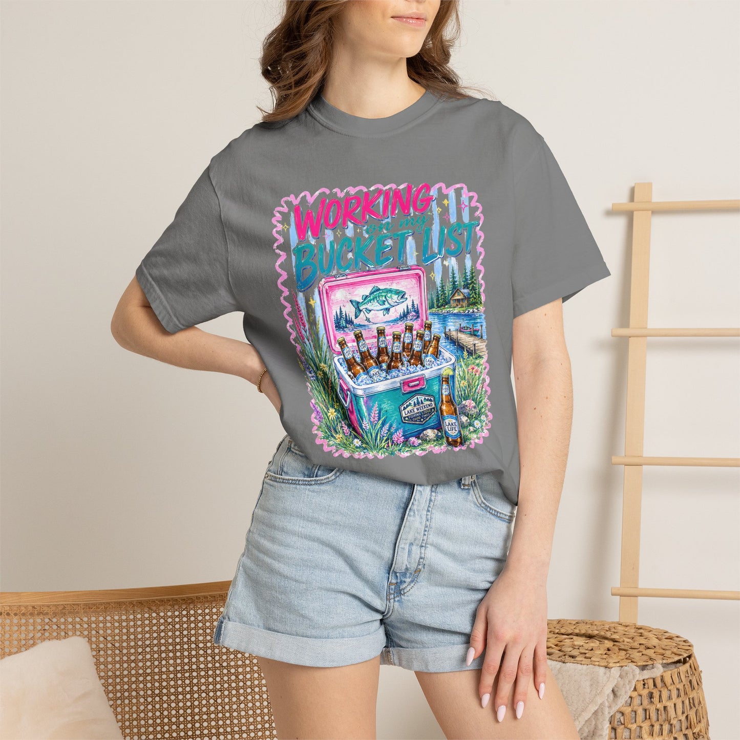 Comfort Colors Working on My Bucket List T-Shirt
