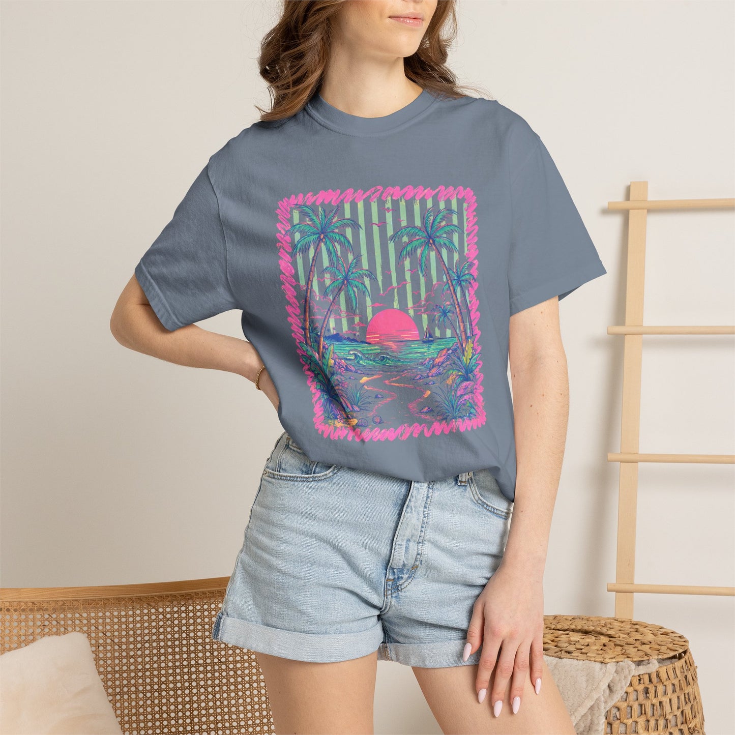 Comfort Colors sunset tee