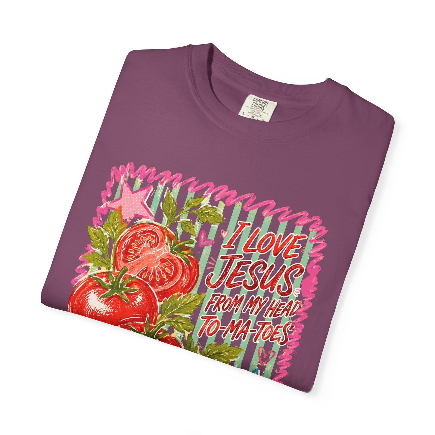 Comfort Colors Jesus Tomato Graphic Tee