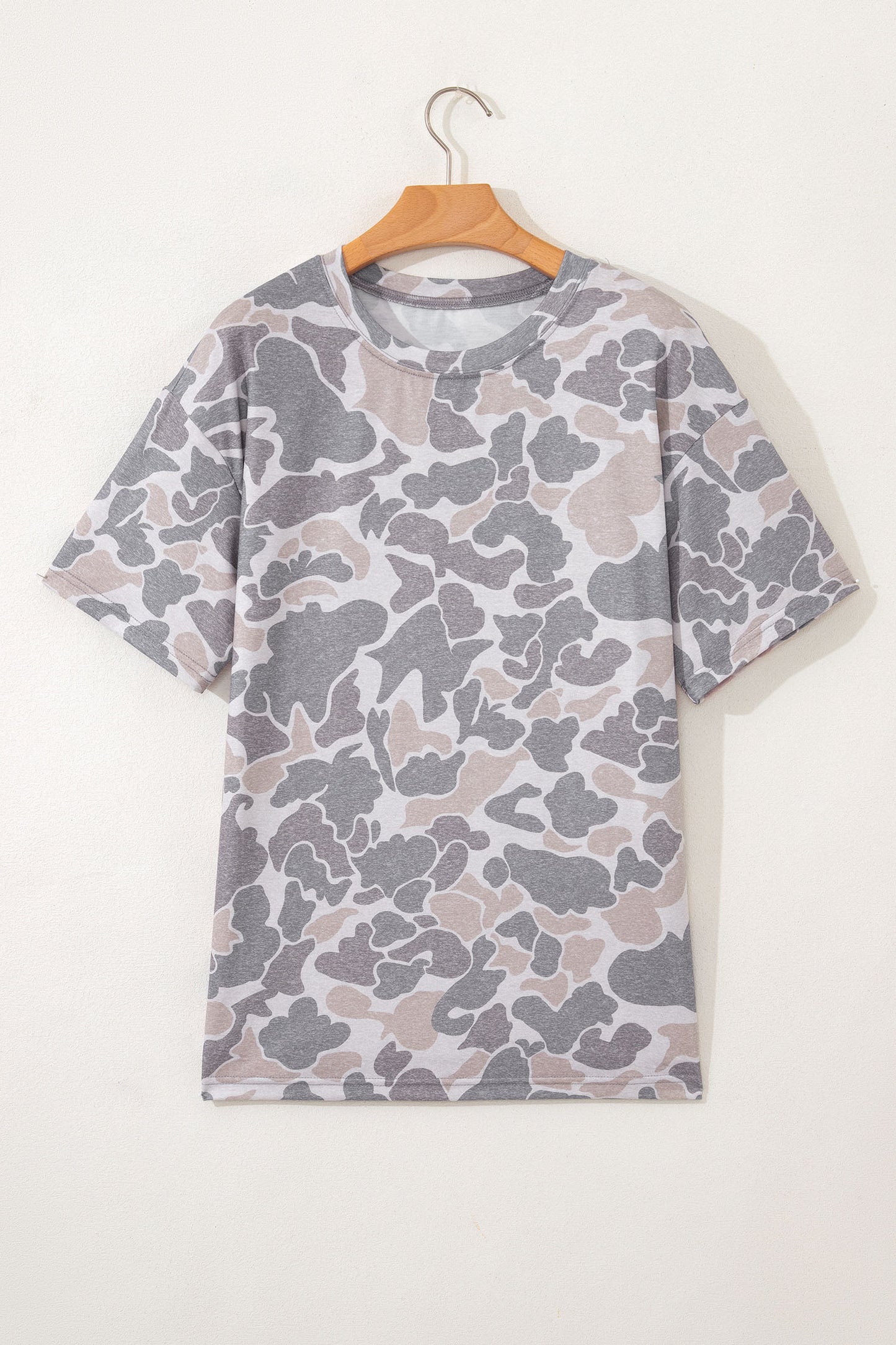 Camouflage Print Women's Casual T Shirt