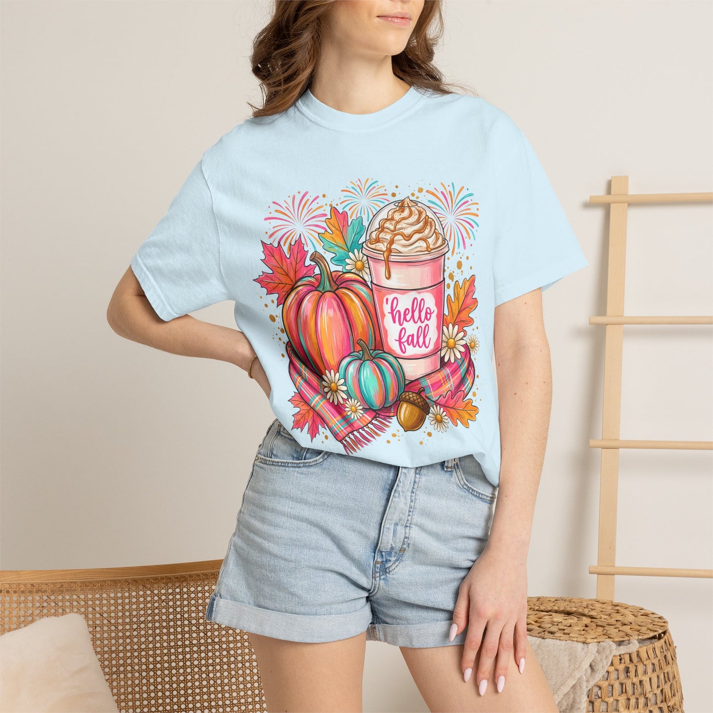 Hello Fall Pumpkin Latte T-Shirt