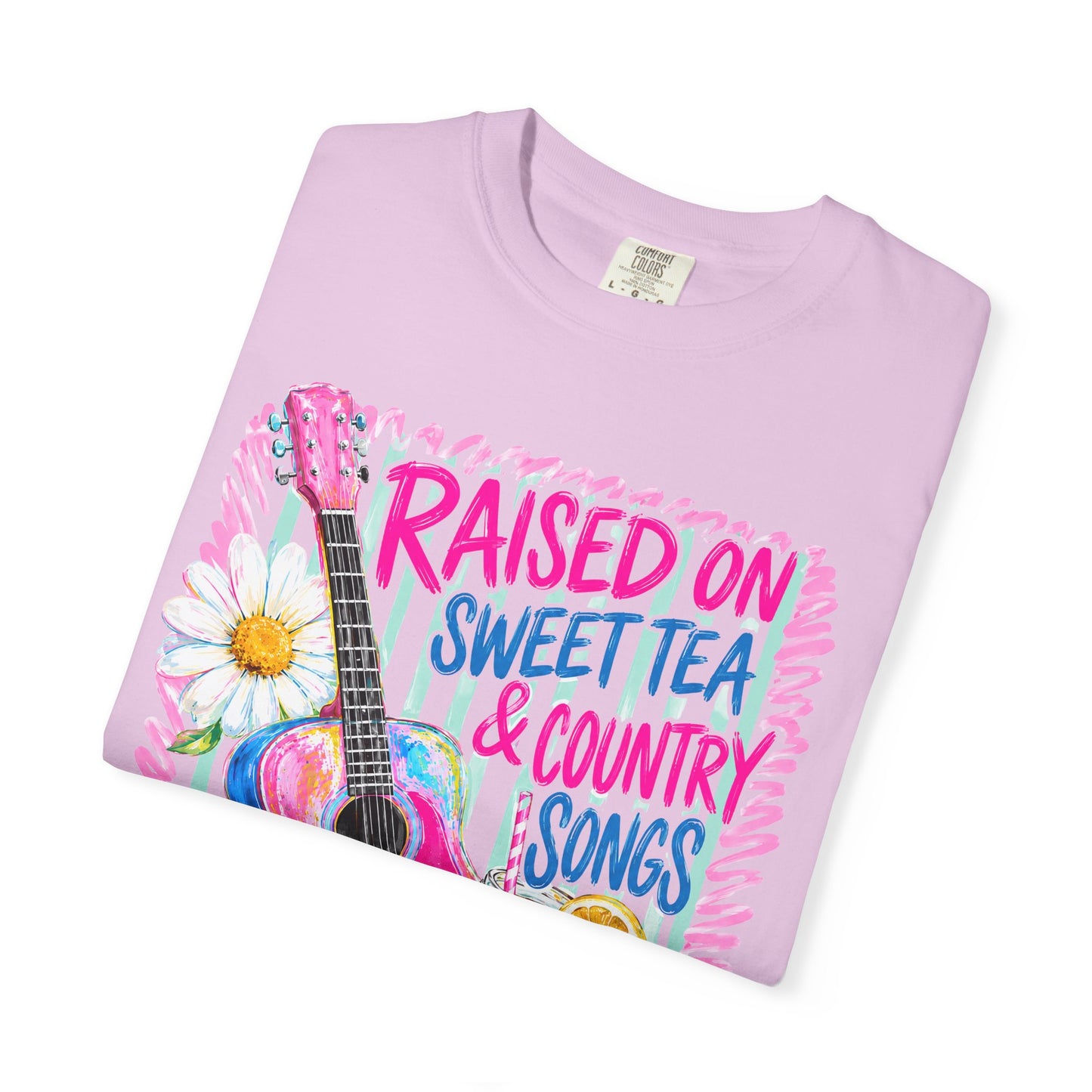Comfort Colors Raised on Sweet Tea & Country Songs T-Shirt