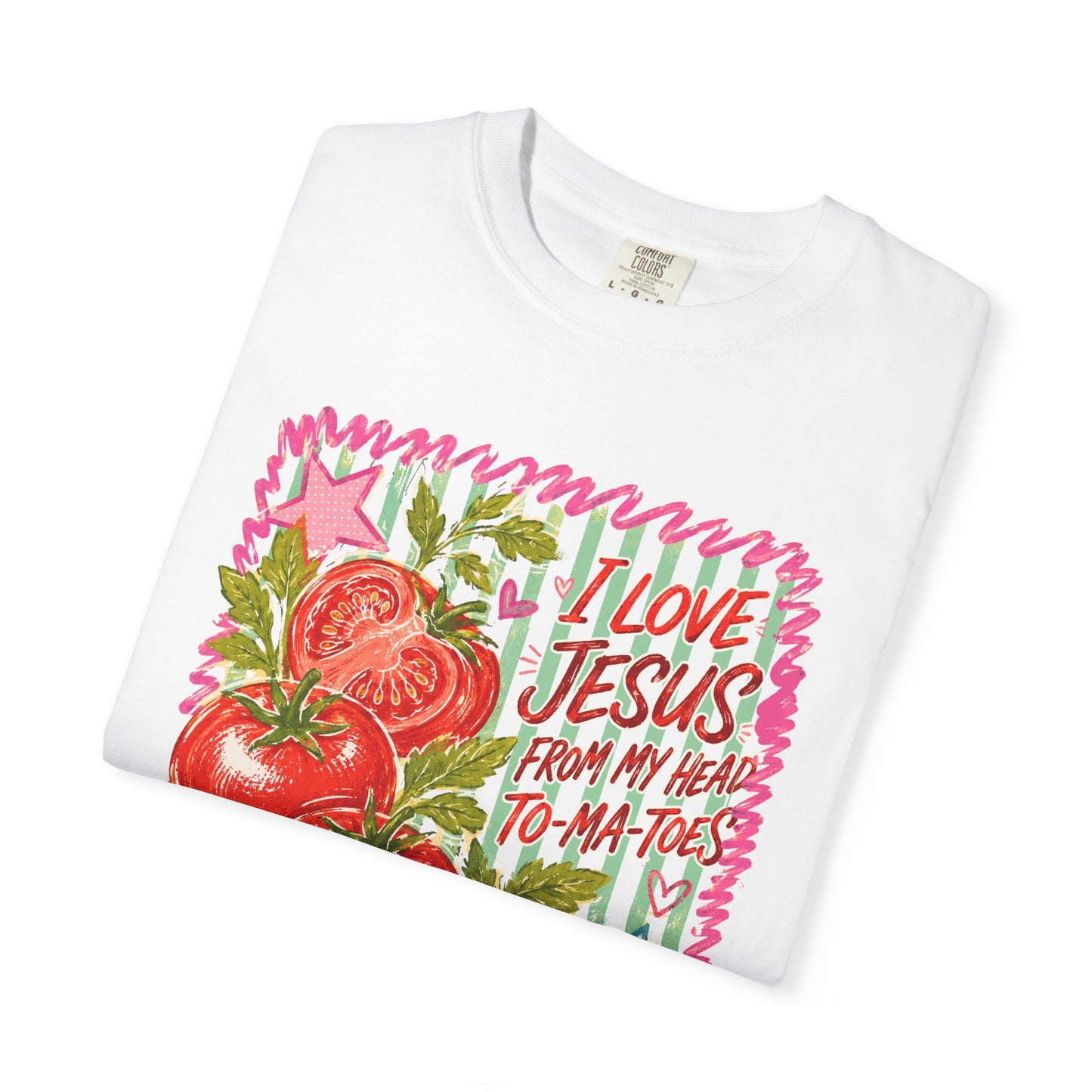 Comfort Colors Jesus Tomato Graphic Tee