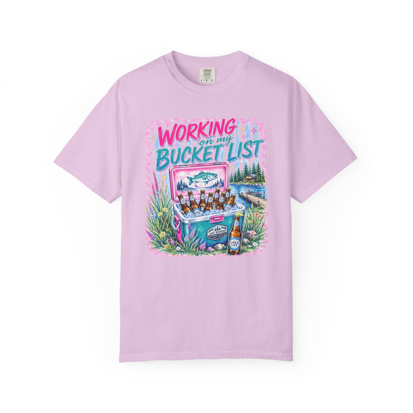Comfort Colors Working on My Bucket List T-Shirt